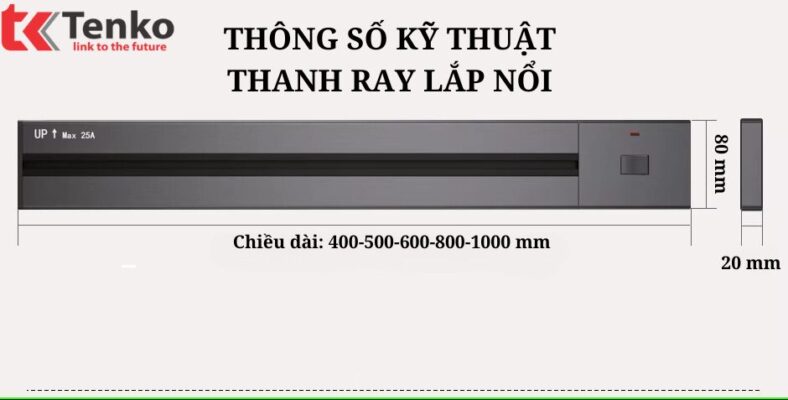 Thông số kỹ thuật thanh ray nổi