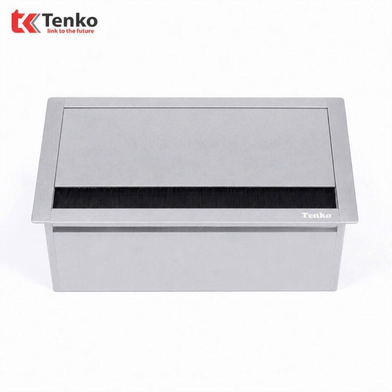 Hộp Điện Nhôm Âm Bàn Tenko TK-AB2S Bạc