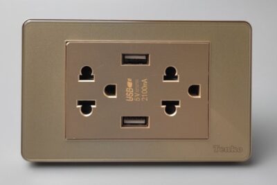 Ổ Cắm USB Âm Tường Cao Cấp TENKO TK-C9-045 Vàng