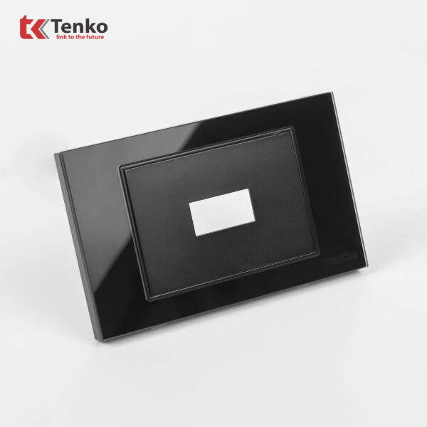 Mặt Át Khối + Gông Mặt Kính Cường Lực Tenko TK-C18-AK Đen