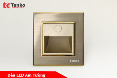 Đèn LED âm tường Mặt Nhôm Phay Tenko TK-F66-B9-93 Vàng