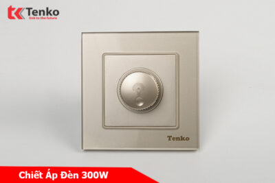 Chiết áp đèn 300W Mặt Kính Cường Lực Tenko TK-F71-D-61 Vàng