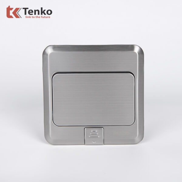 Hộp Đế Âm Sàn Thông Dụng Chất Liệu Thép Không Gỉ Tenko TK-J02 Màu Bạc