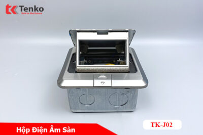 Hộp Đế Âm Sàn Thông Dụng Chất Liệu Thép Không Gỉ Tenko TK-J02 Màu Bạc