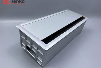 Hộp Điện Âm Bàn Họp Đa Năng Tích Hợp USB Box Nhôm Nguyên Khối Tenko TK-AB3S-03