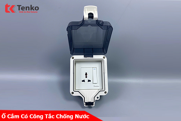 Ổ Cắm Kèm Công Tắc Chống Nước Chính Hãng Tenko TK-IP66-09