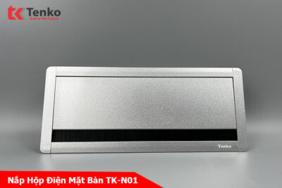 Nắp Hộp Điện Âm Mặt Bàn Nhôm 300×127 Chính Hãng Tenko TK-N01 Bạc