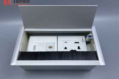 Hộp Điện Âm Bàn Ổ Cắm Điện Đa Năng Kèm Cổng Sạc, HDMI Và Mạng LAN (RJ45) Tenko TK-AB2S-08