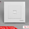 Ổ Cắm Mạng Âm tường mặt nhựa trắng Tenko TK-TT-50
