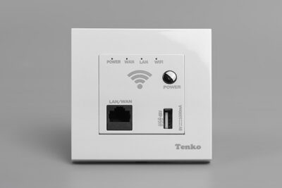 Ổ Wifi Âm Tường Mặt Nhựa Trắng Chính Hãng Tenko TK-TT-69