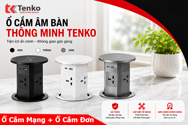 Ổ Điện Âm Bàn Bếp Chính Hãng Tenko TK-HX10