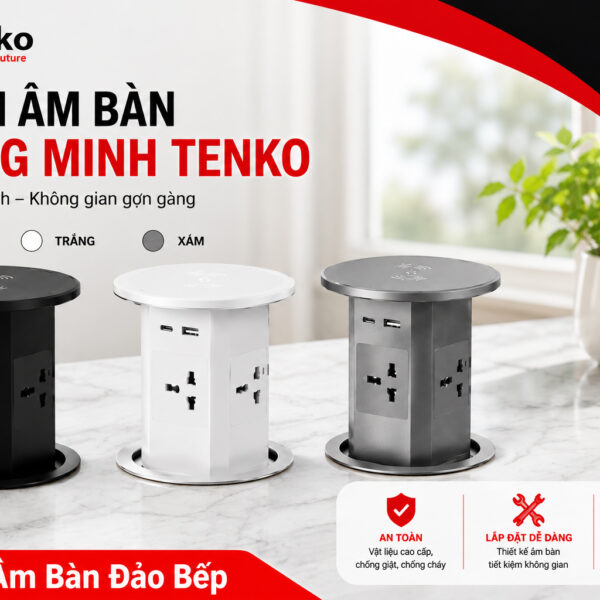 Ổ Điện Âm Bàn Bếp Chính Hãng Tenko TK-HX10
