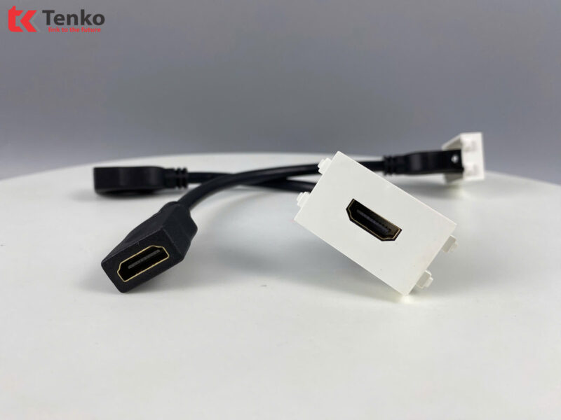 Nhân HDMI Có Dây Chờ Dễ Lắp Đặt Cho Âm Sàn Tenko TK-HDMO