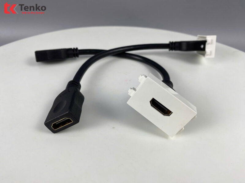 Nhân HDMI Có Dây Chờ Dễ Lắp Đặt Cho Âm Sàn Tenko TK-HDMO