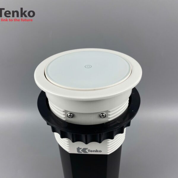 Ổ Điện Âm Bàn Đảo Bếp Tenko TK-HX9 Plus Màu Trắng Bạc Đen