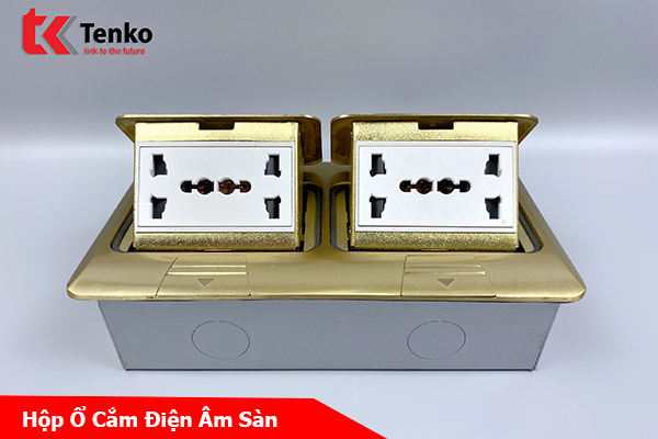 Ổ Cắm Điện Âm Sàn Đôi