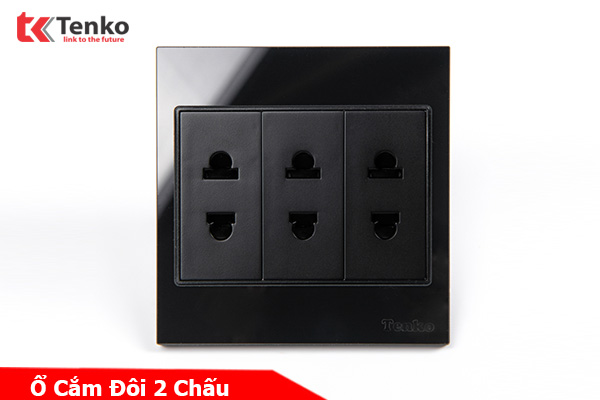 Ổ Cắm Điện Kính Cường Lực Tenko TK-V18-020 – Giải Pháp Điều Khiển Điện Hiện Đại, Bền Bỉ