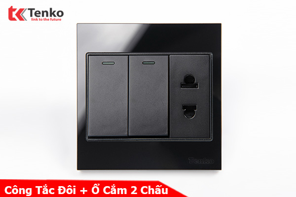 Công Tắc Ổ Cắm Điện Kính Cường Lực Tenko TK-V18-027 – Giải Pháp Điều Khiển Điện Hiện Đại, Bền Bỉ