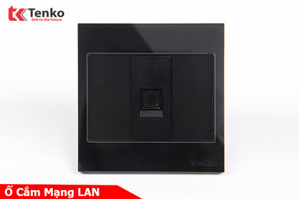 Ổ Cắm Mạng Âm tường Mặt Kính Cường Lực Tenko TK-V18-073 – Giải Pháp Điều Khiển Điện Hiện Đại, Bền Bỉ