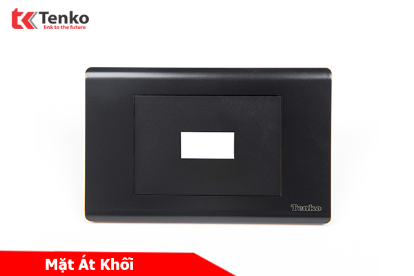 Mặt Át Khối + Gông Cao Cấp TENKO TK-C25-AK – Mặt Nhựa PC Đen