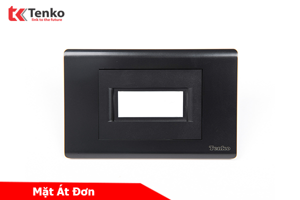 Mặt Át Đơn + Gông Cao Cấp TENKO TK-C25-AD – Mặt Nhựa PC Đen