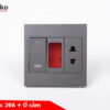 Công Tắc 20A + Ổ Cắm Mặt Nhựa ABS – Giải Pháp Điều Khiển Điện Hiện Đại, Bền Bỉ