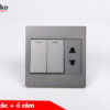Ổ Cắm + Công Tắc Mặt Nhựa ABS – Giải Pháp Điều Khiển Điện Hiện Đại, Bền Bỉ