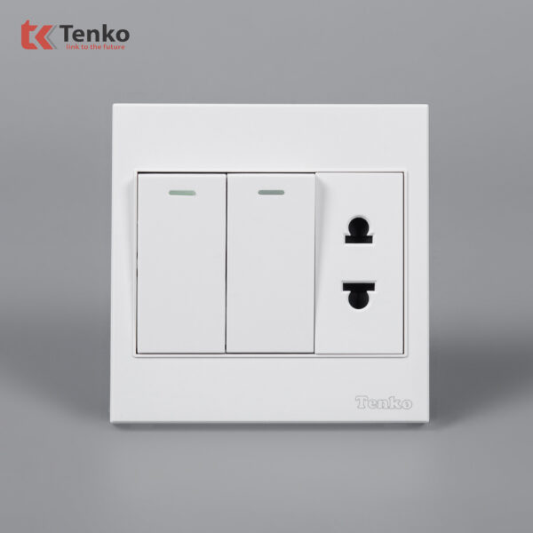 Công Tắc Ổ Cắm Điện Nhựa ABS Tenko TK-V1-027 – Giải Pháp Điều Khiển Điện Hiện Đại, Bền Bỉ