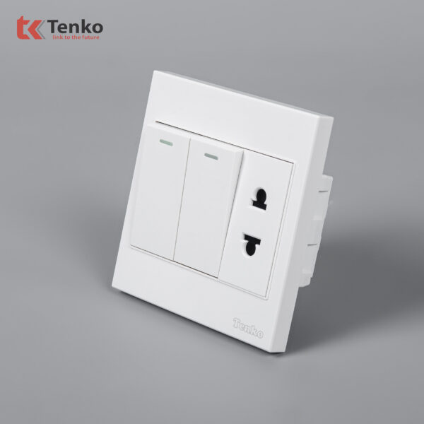 Công Tắc Ổ Cắm Điện Nhựa ABS Tenko TK-V1-027 – Giải Pháp Điều Khiển Điện Hiện Đại, Bền Bỉ