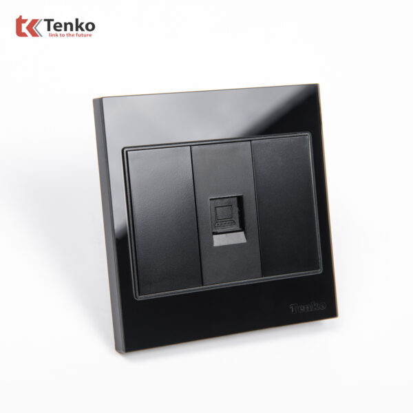 Ổ Cắm Mạng Âm tường Mặt Kính Cường Lực Tenko TK-V18-073 – Giải Pháp Điều Khiển Điện Hiện Đại, Bền Bỉ
