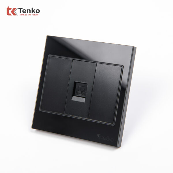 Ổ Cắm Mạng Âm tường Mặt Kính Cường Lực Tenko TK-V18-073 – Giải Pháp Điều Khiển Điện Hiện Đại, Bền Bỉ