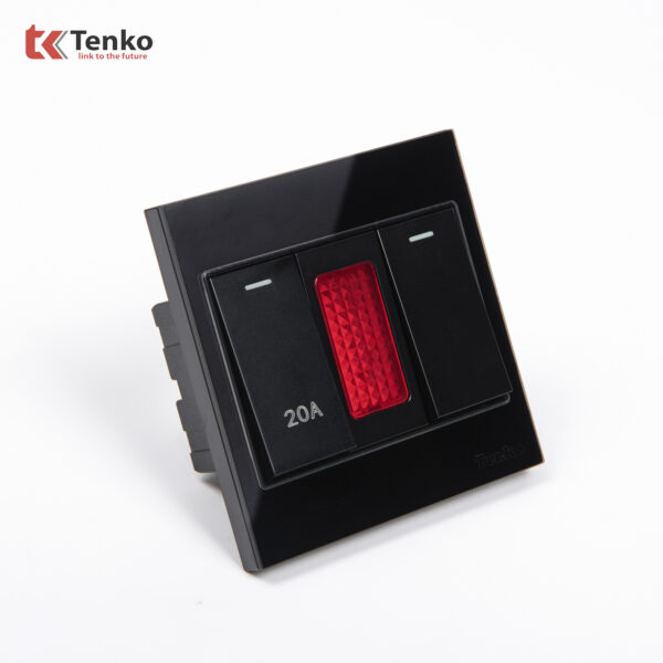 Công Tắc Đơn Và Công Tắc 20A Kính Cường Lực Tenko TK-V18-081 – Giải Pháp Điều Khiển Điện Hiện Đại, Bền Bỉ