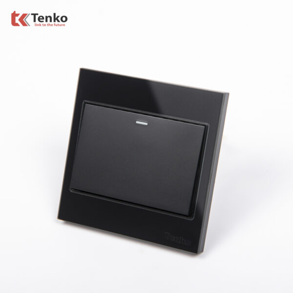 Công Tắc 1 Nút Mặt Kính Cường Lực Tenko TK-V18-01 – Giải Pháp Điều Khiển Điện Hiện Đại, Bền Bỉ