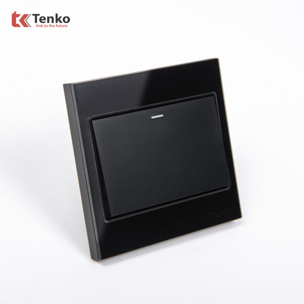 Công Tắc 1 Nút Mặt Kính Cường Lực Tenko TK-V18-01 – Giải Pháp Điều Khiển Điện Hiện Đại, Bền Bỉ