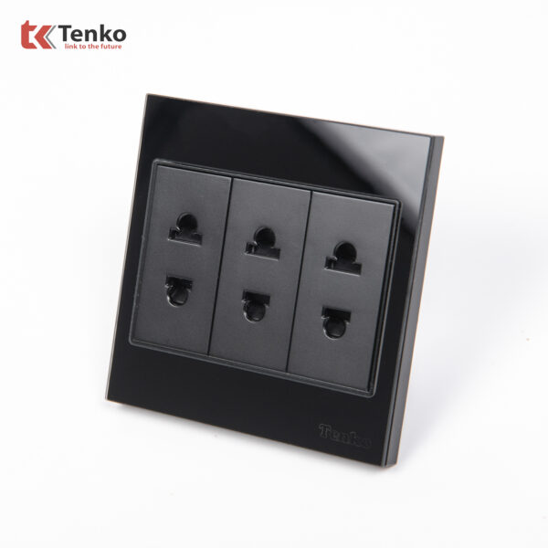 Ổ Cắm Điện Kính Cường Lực Tenko TK-V18-020 – Giải Pháp Điều Khiển Điện Hiện Đại, Bền Bỉ