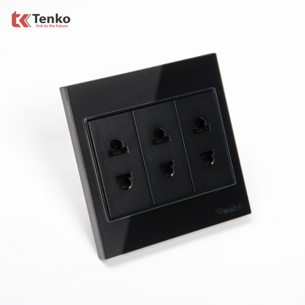 Ổ Cắm Điện Kính Cường Lực Tenko TK-V18-020 – Giải Pháp Điều Khiển Điện Hiện Đại, Bền Bỉ