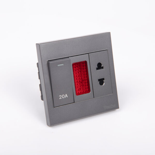 Công Tắc 20A Công Suất Cao Kèm Đèn Báo Mặt Nhựa ABS Tenko TK-V1-080 – Giải Pháp Điều Khiển Điện Hiện Đại, Bền Bỉ