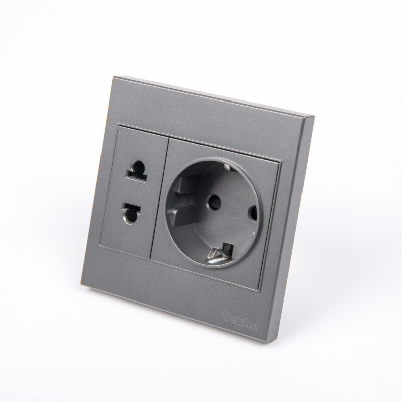 Ổ Cắm, Công Tắc Vuông - Mặt Nhựa ABS – Giải Pháp Điều Khiển Điện Hiện Đại, Bền Bỉ