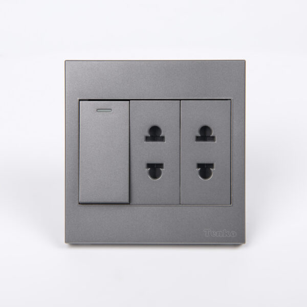 Ổ Cắm, Công Tắc Mặt Nhựa ABS Tenko TK-V1-025 – Giải Pháp Điều Khiển Điện Hiện Đại, Bền Bỉ