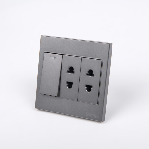 Ổ Cắm, Công Tắc Mặt Nhựa ABS Tenko TK-V1-025 – Giải Pháp Điều Khiển Điện Hiện Đại, Bền Bỉ