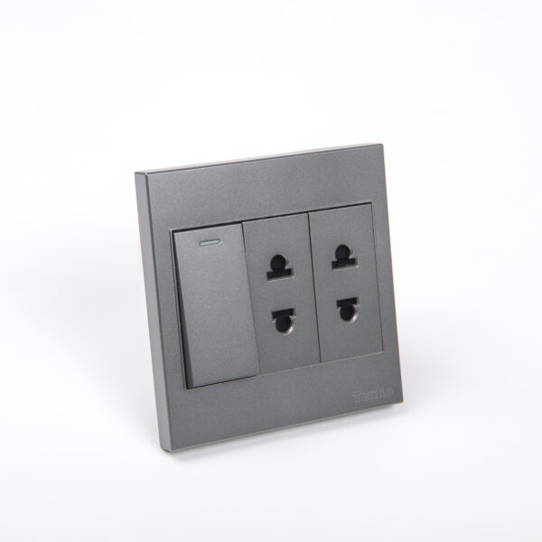 Ổ Cắm, Công Tắc Mặt Nhựa ABS Tenko TK-V1-025 – Giải Pháp Điều Khiển Điện Hiện Đại, Bền Bỉ