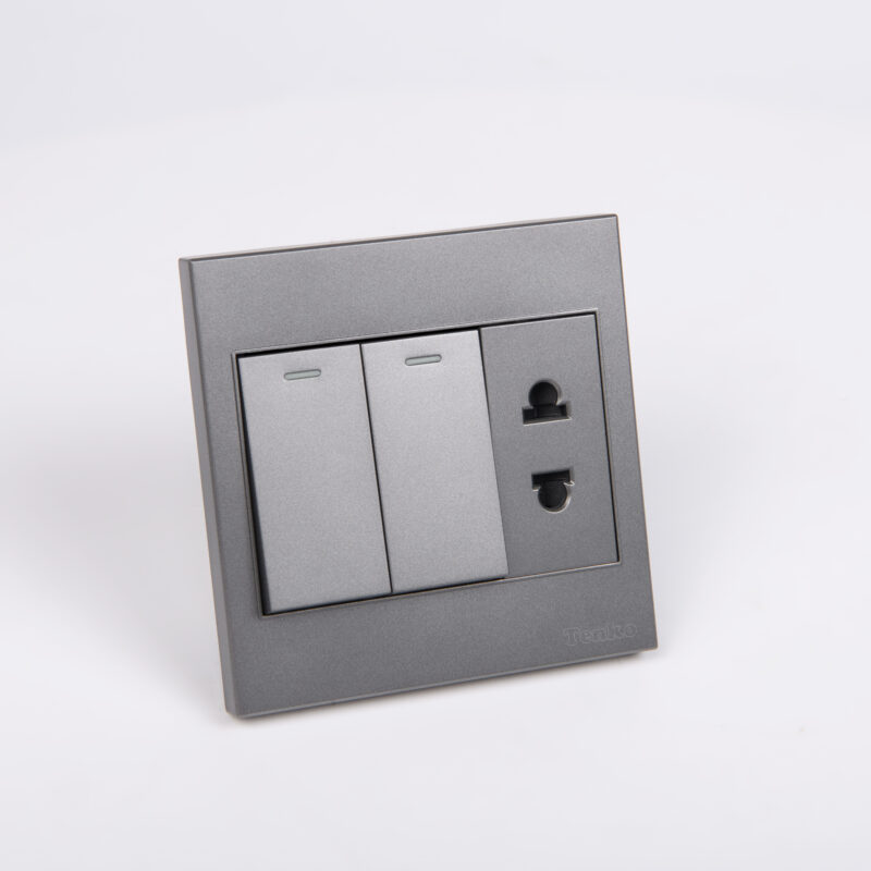 Ổ Cắm, Công Tắc Vuông - Mặt Nhựa ABS – Giải Pháp Điều Khiển Điện Hiện Đại, Bền Bỉ