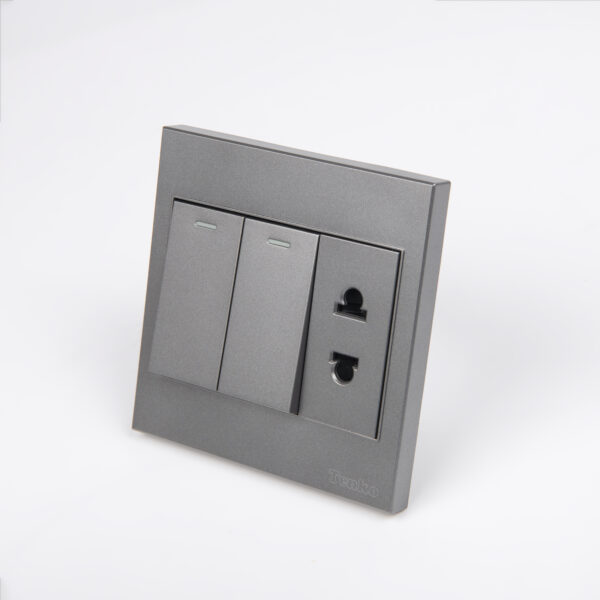 Ổ Cắm, Công Tắc Mặt Nhựa ABS Tenko TK-V1-027 – Giải Pháp Điều Khiển Điện Hiện Đại, Bền Bỉ