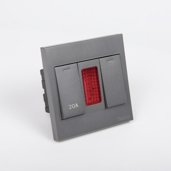 Công Tắc 20A Công Suất Cao Kèm Đèn Báo Mặt Nhựa ABS Tenko TK-V1-081 – Giải Pháp Điều Khiển Điện Hiện Đại, Bền Bỉ