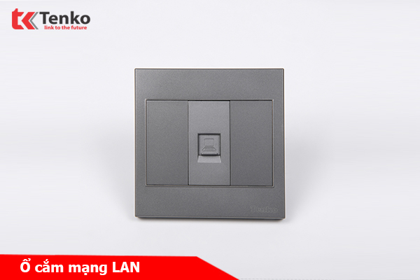 Ổ Cắm Mạng LAN (RJ45) Mặt Nhựa ABS Tenko TK-V1-073 – Giải Pháp Điều Khiển Điện Hiện Đại, Bền Bỉ