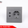 Ổ Cắm Chuẩn Đức Mặt Nhựa ABS – Giải Pháp Điều Khiển Điện Hiện Đại, Bền Bỉ