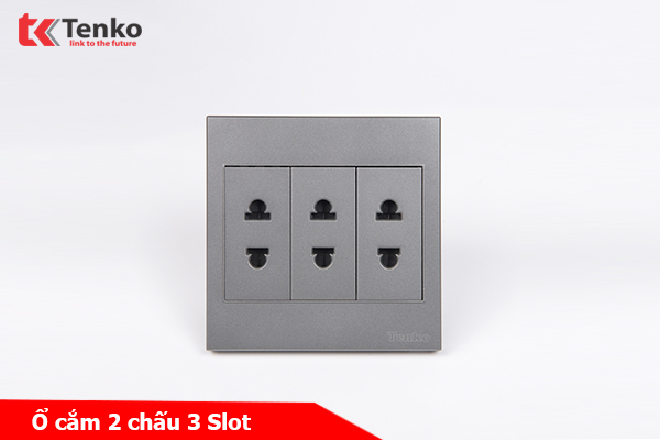 Ổ Cắm 2 Chấu Mặt Nhựa ABS Tenko TK-V1-020 – Giải Pháp Điều Khiển Điện Hiện Đại, Bền Bỉ