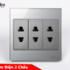 Ổ Cắm Điện Kính Cường Lực Tenko TK-V18-020 – Giải Pháp Điều Khiển Điện Hiện Đại, Bền Bỉ