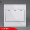 Công Tắc 3 Nút Mặt Kính Cường Lực Tenko TK-V18-03 – Giải Pháp Điều Khiển Điện Hiện Đại, Bền Bỉ