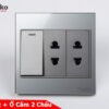Bộ Công Tắc Ổ Cắm Điện Kính Cường Lực Tenko TK-V18-025 – Giải Pháp Điều Khiển Điện Hiện Đại, Bền Bỉ